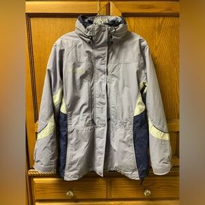 Columbia Core Interchangable Women's Purple Winter Coat Jacket Size Medium